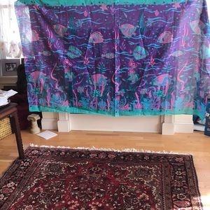 BINDI art wearable huge fabric piece wrap, sarong ,dress curtain or table cloth